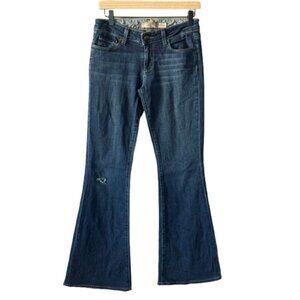 Women's 27 Paige Petite  Bell Canyon Flare Blue Denim Jeans